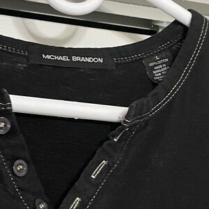 Michael Brandon 1/4 Button Shirt